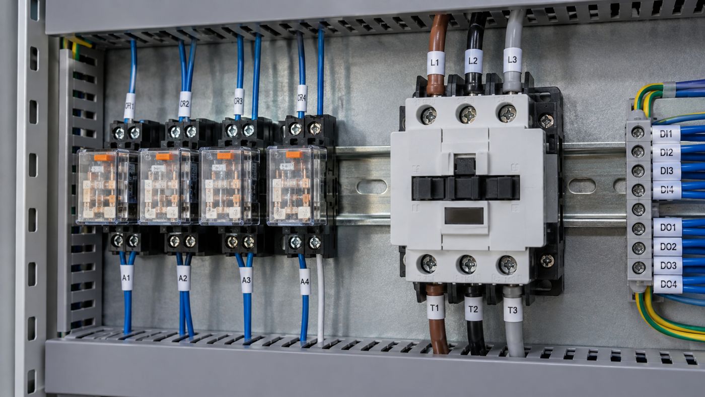 BMS control panel wiring and terminals